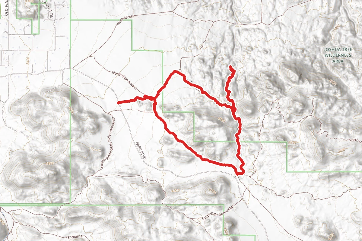 North Trail and North Canyon Trail