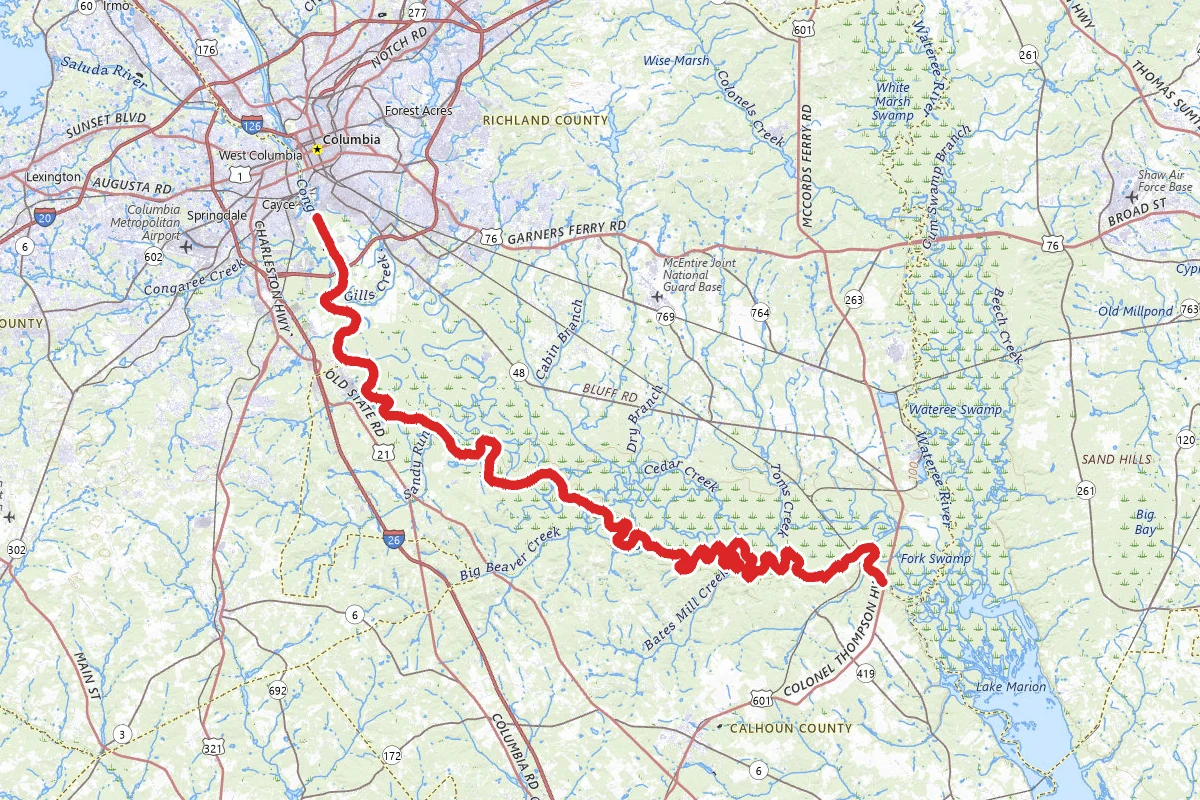 Congaree River Blue Trail