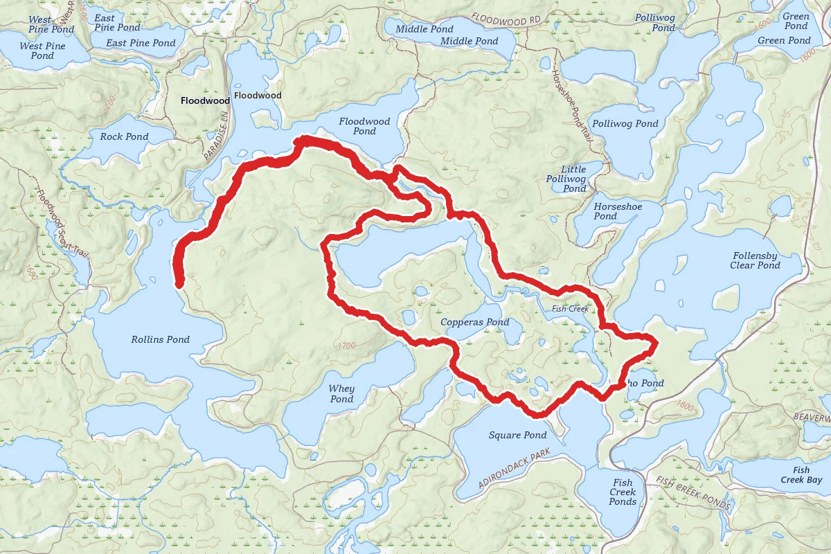 Otter Hollow Loop (Yellow and Red)