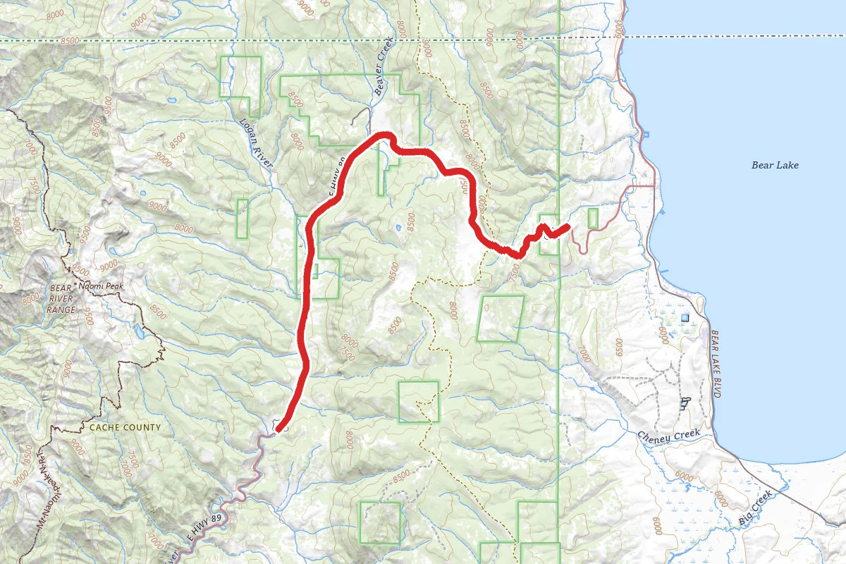 Logan Canyon Scenic Drive
