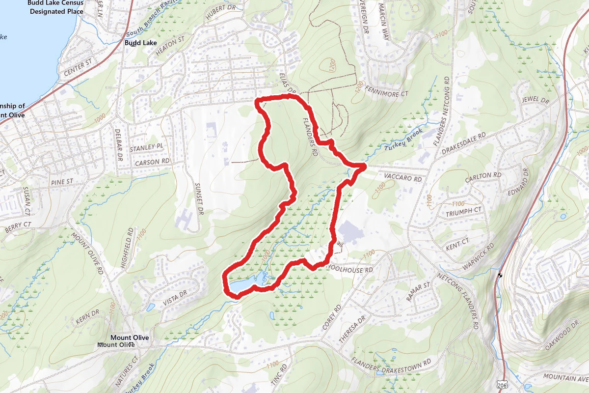 Mount Olive Open Space - White Trail Loop