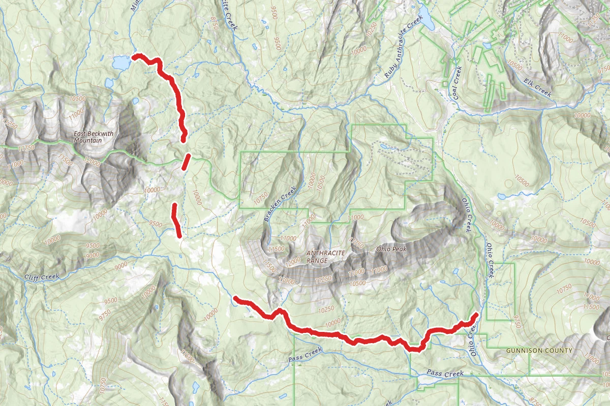 Swampy to Beckwith Pass to Lost Lake Slough