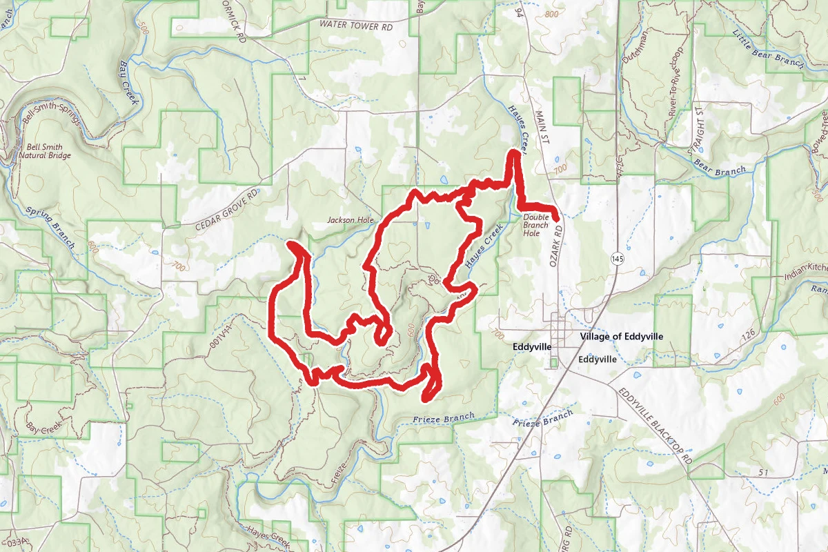 Hayes Canyon Campground Trail