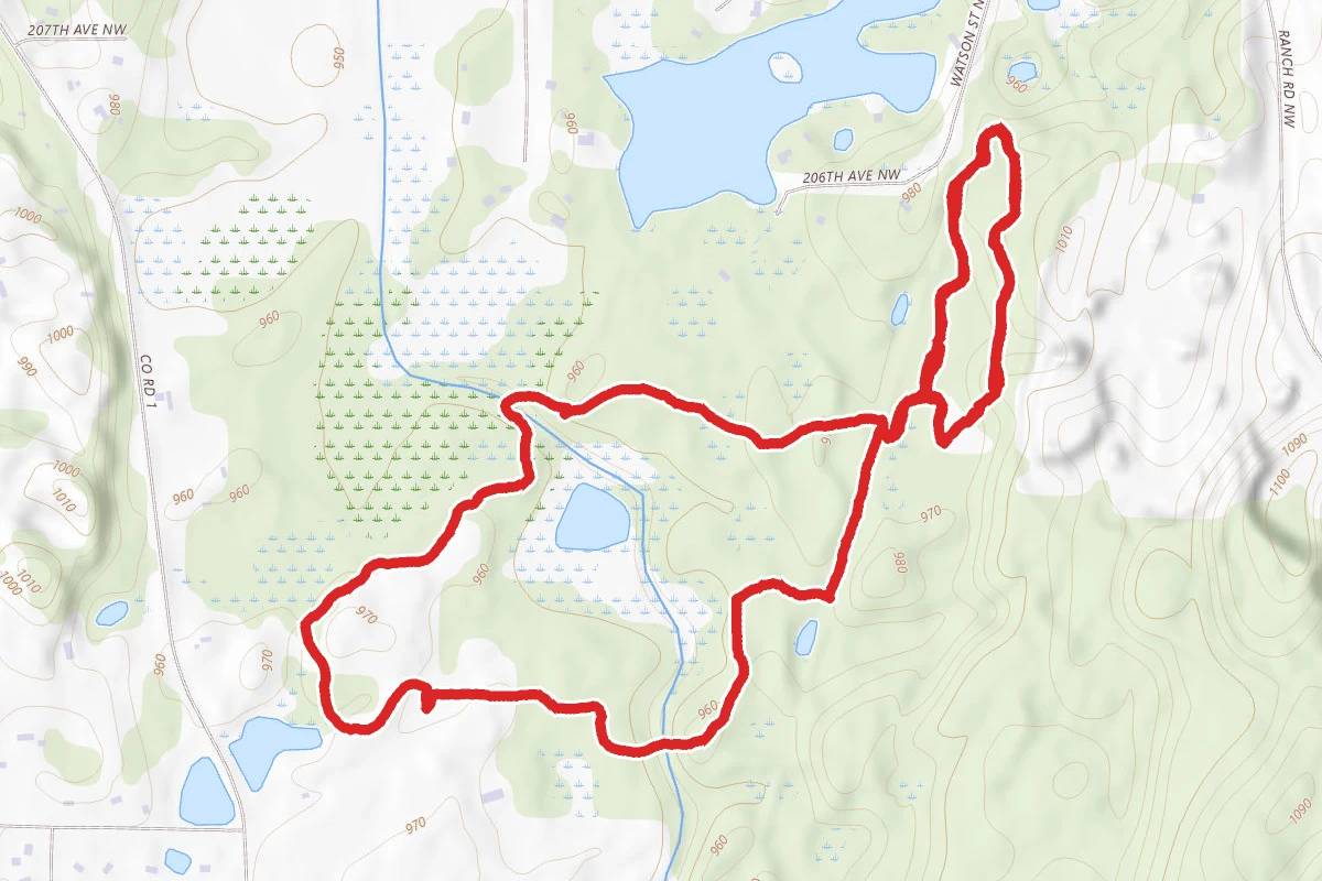 Prairie Loop, Poplar Loop, and Wash Pond Flats Loop