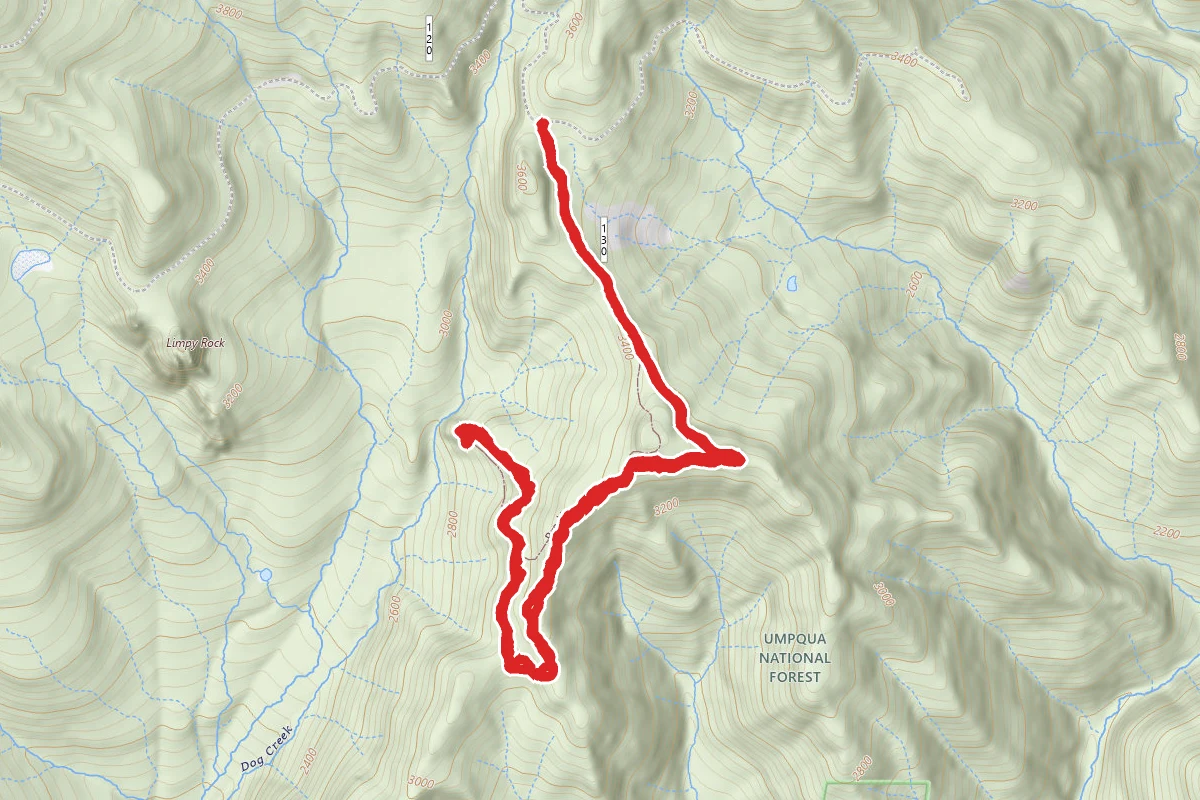 Bradley Ridge Trail to Dog Creek Indian Cave