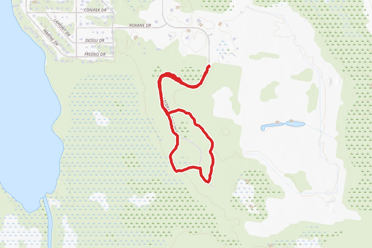 Isle of Pine White Trail and Red Trail Loop