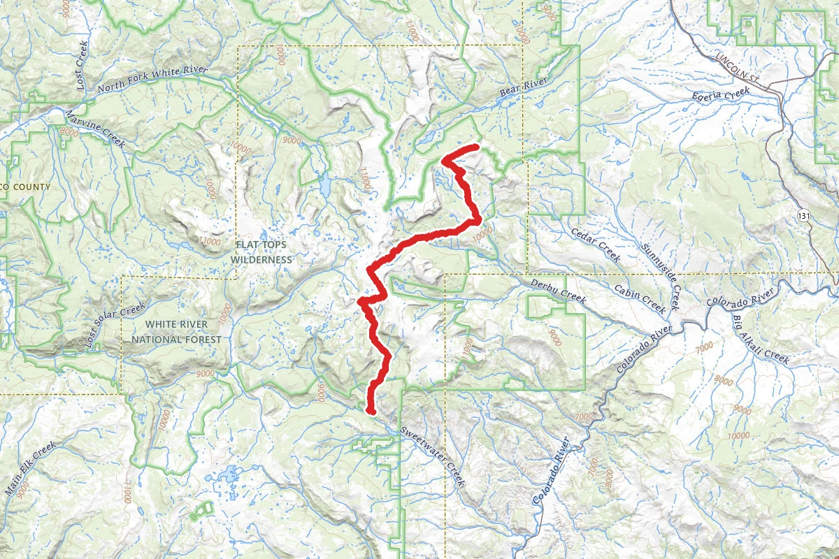Flat Top Mountain and Edge Lake Trail