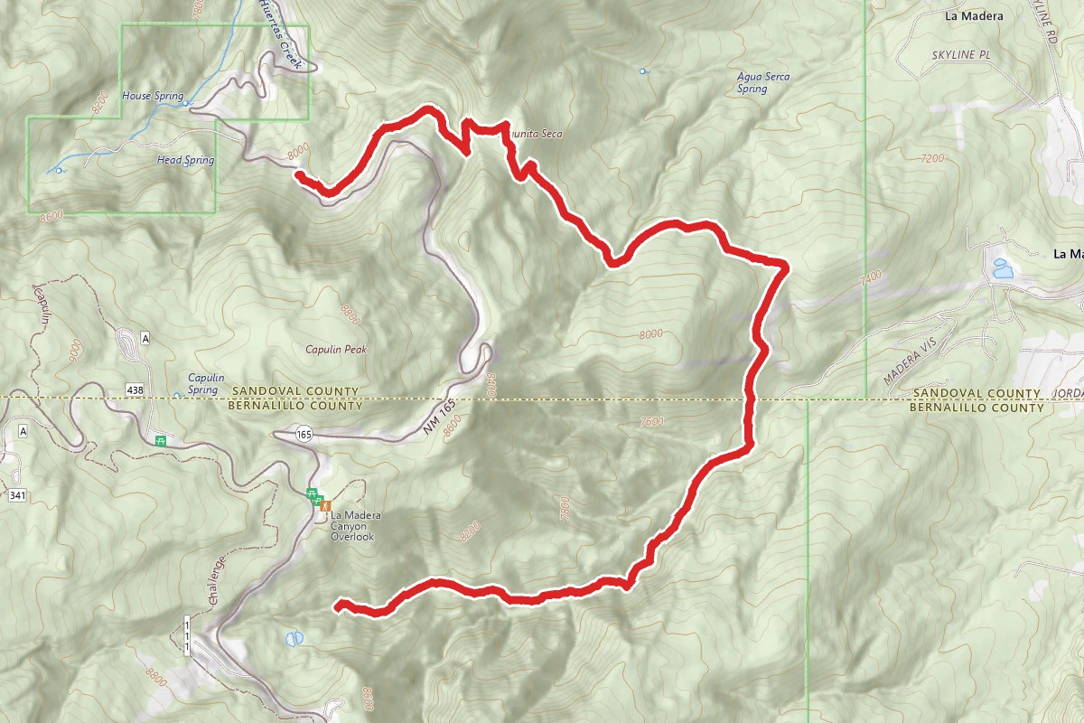 Faulty Trail #195 and Canon Madera #100