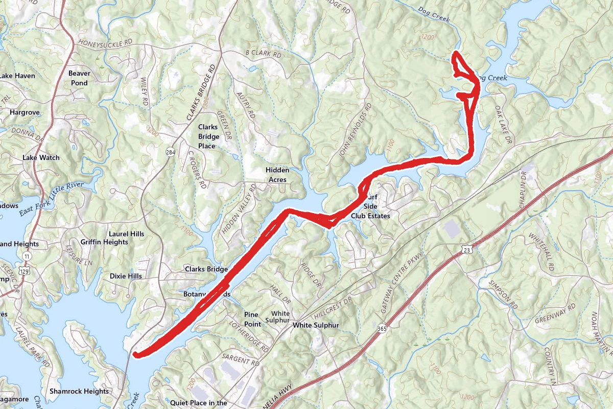Don Carter State Park to Clarks Bridge