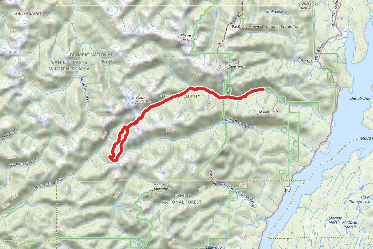O'Neill Pass To Lake La Crosse Loop