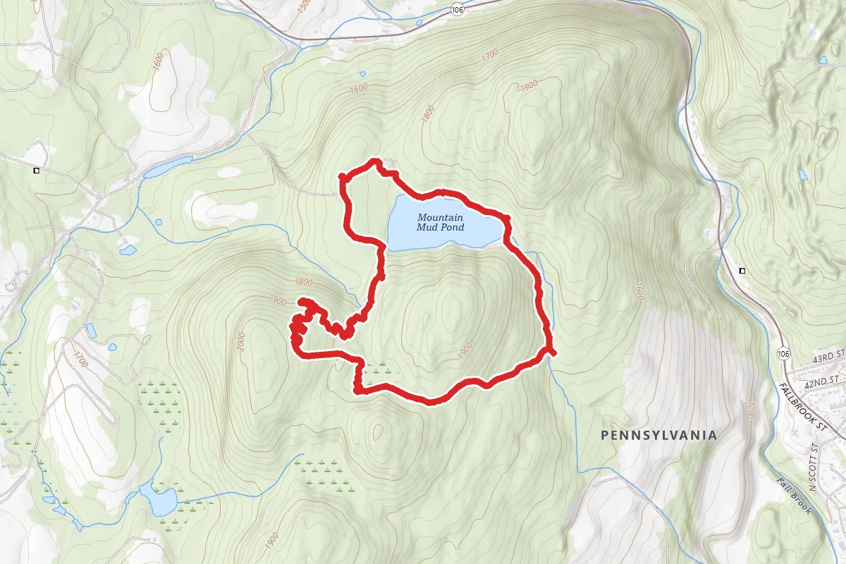 Mountain Mud Pond and Boneyard Loop