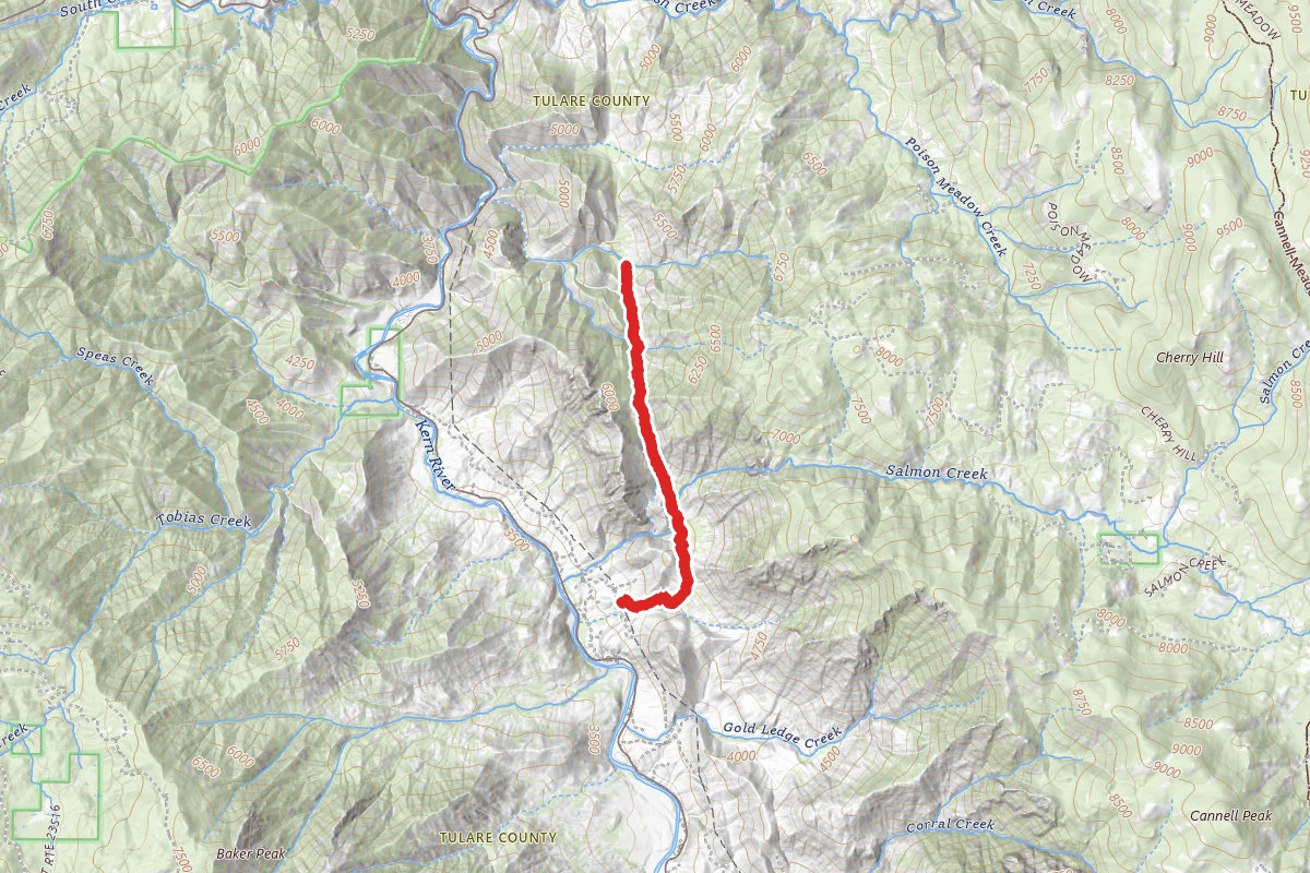 Packsaddle Cave via Rincon Trail