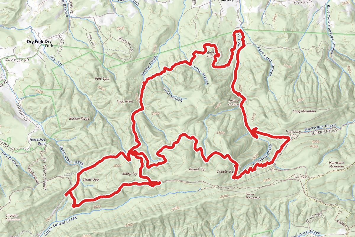 Iron Mountain to Old FR84 loop