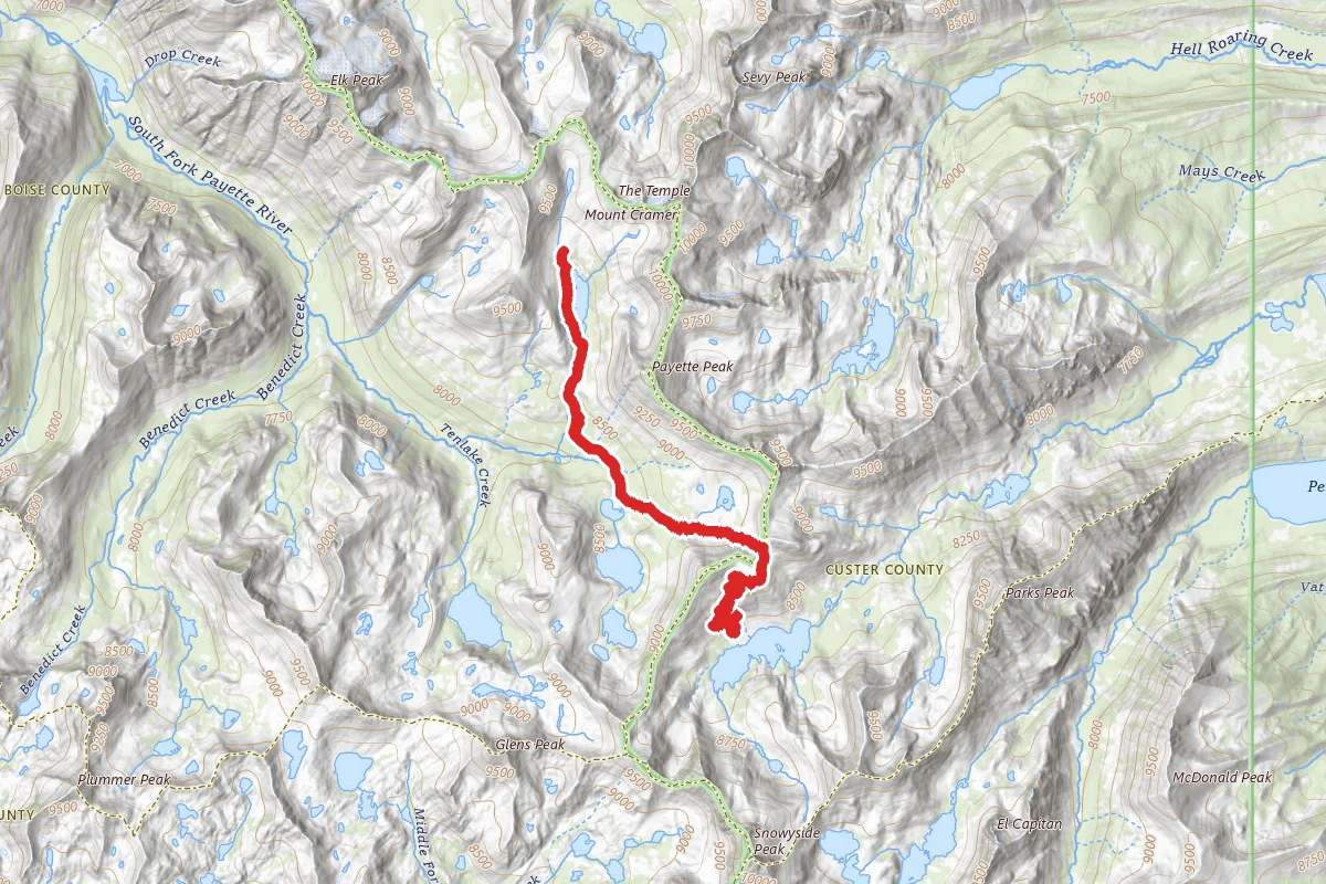 Hidden Lake via 154 and 092