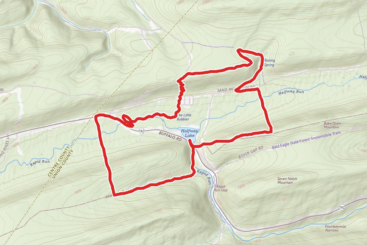 R. B. Winter State Park Loop