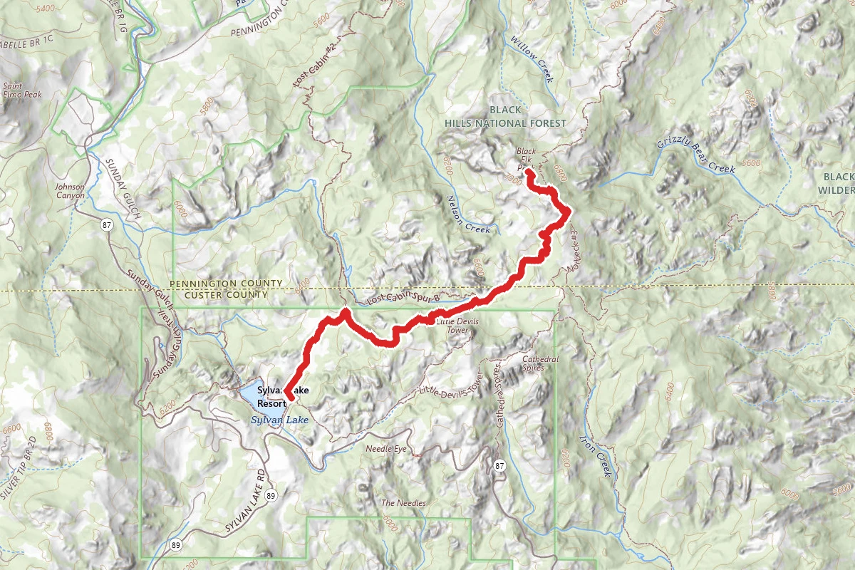 Black Elk Peak via Harney Peak Trail