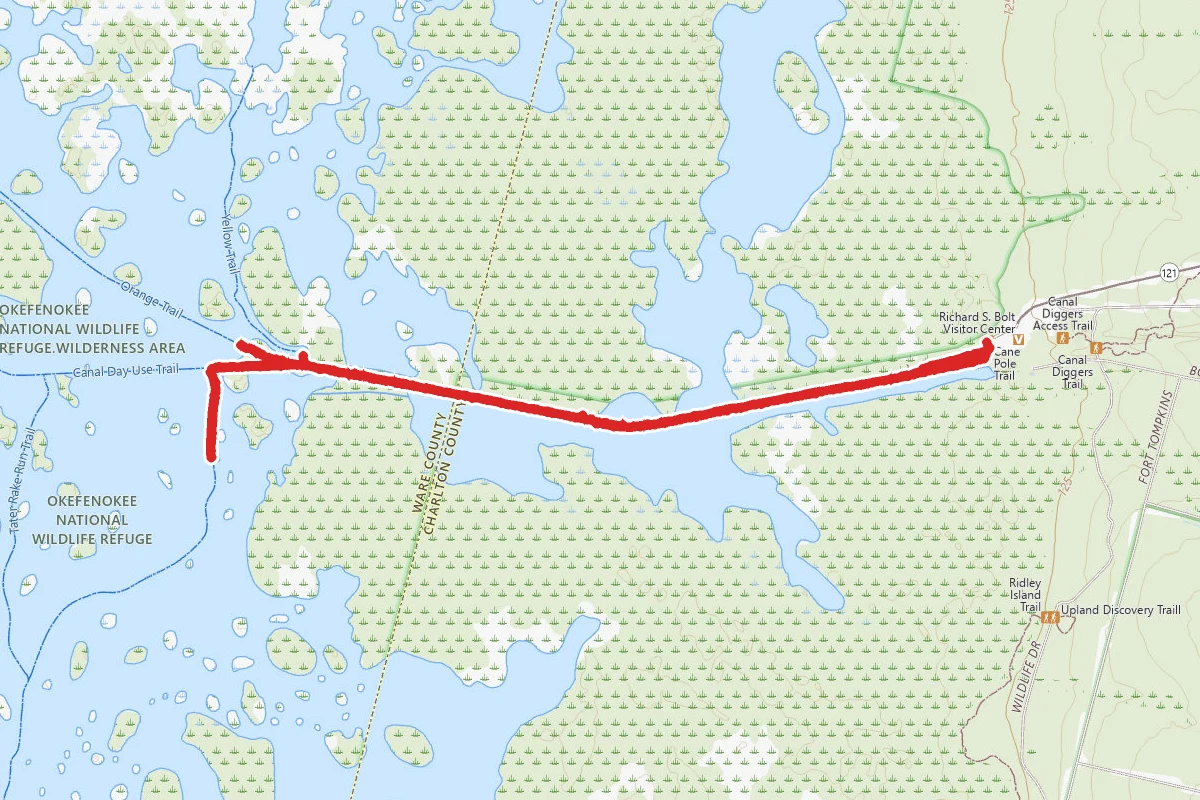 Okefenokee East Entrance Paddle