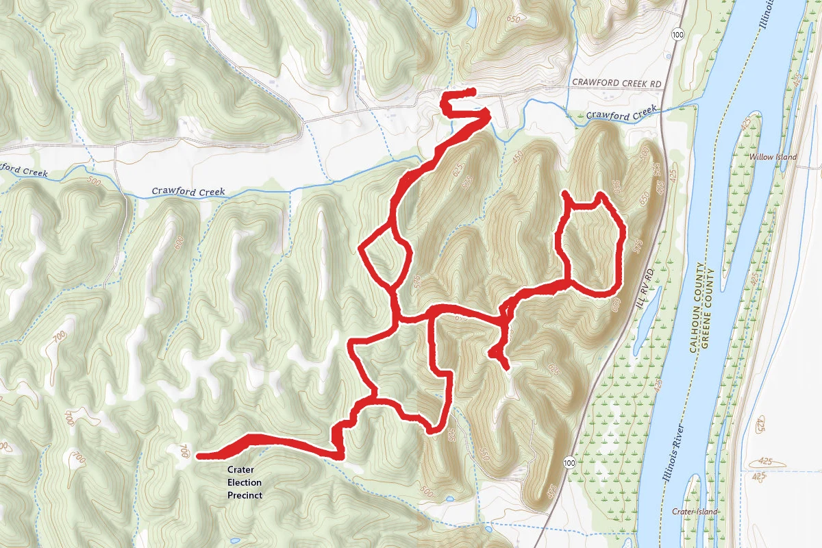 Mccullys Heritage Project South Trail Loop
