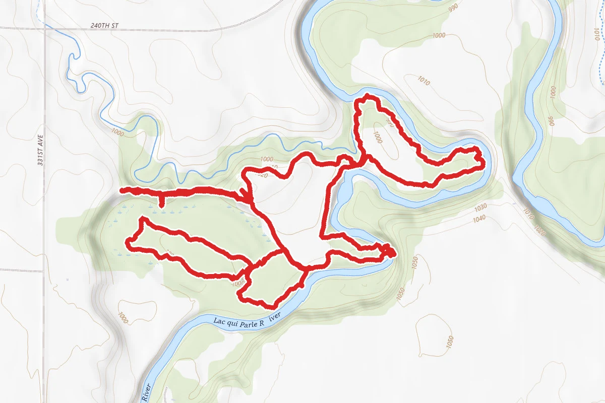Lac Qui Parle County Park Loop
