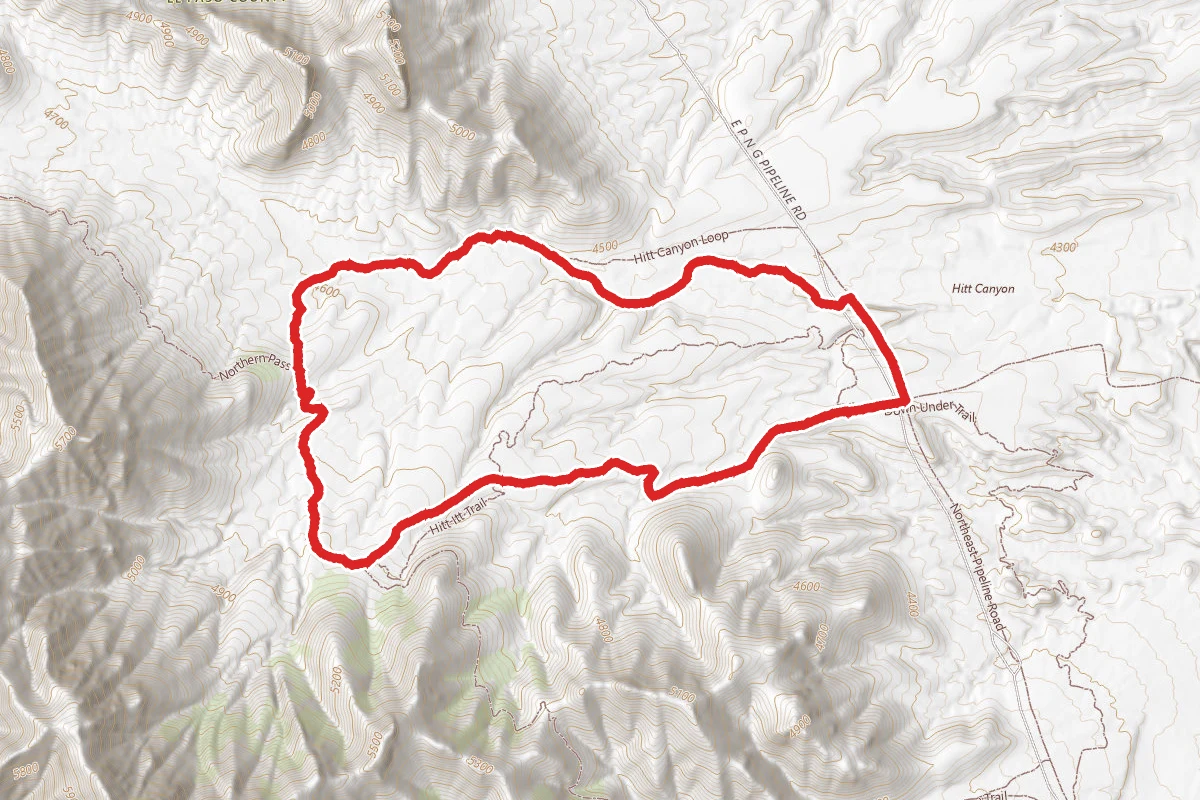 FMSP - Hitt Canyon Loop Trail (CONTROLLED ENTRY)