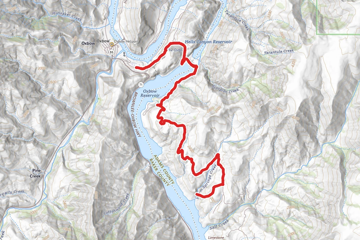 Oxbow Hot Springs Trail