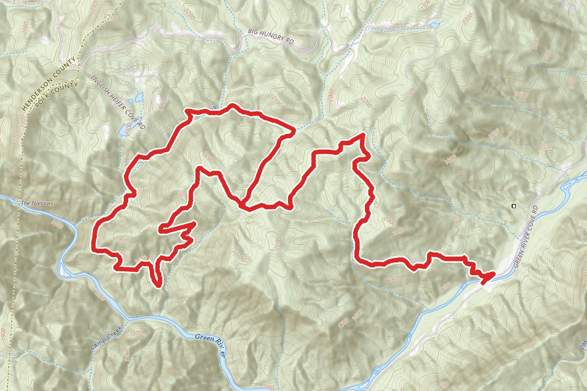Bear Branch and Green River Bluff Trail