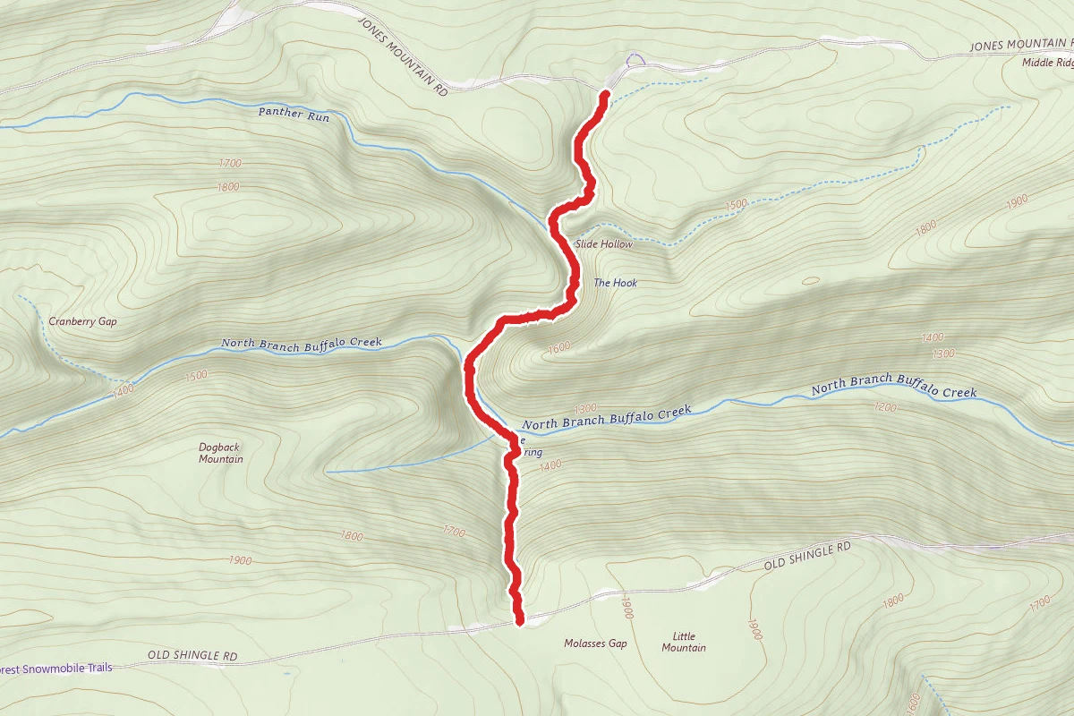 Molasses Gap Trail
