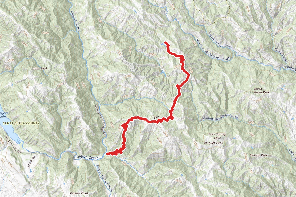 Coit Lake (Shorter Route)