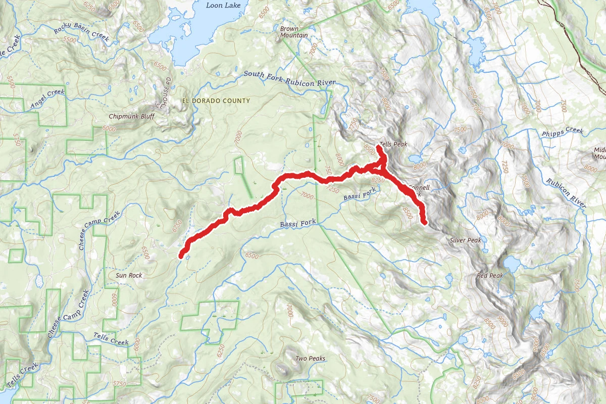 Forni Lake, Tells Peak, McConnell Peak