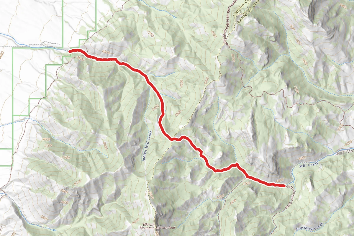 Mill to South Canyon
