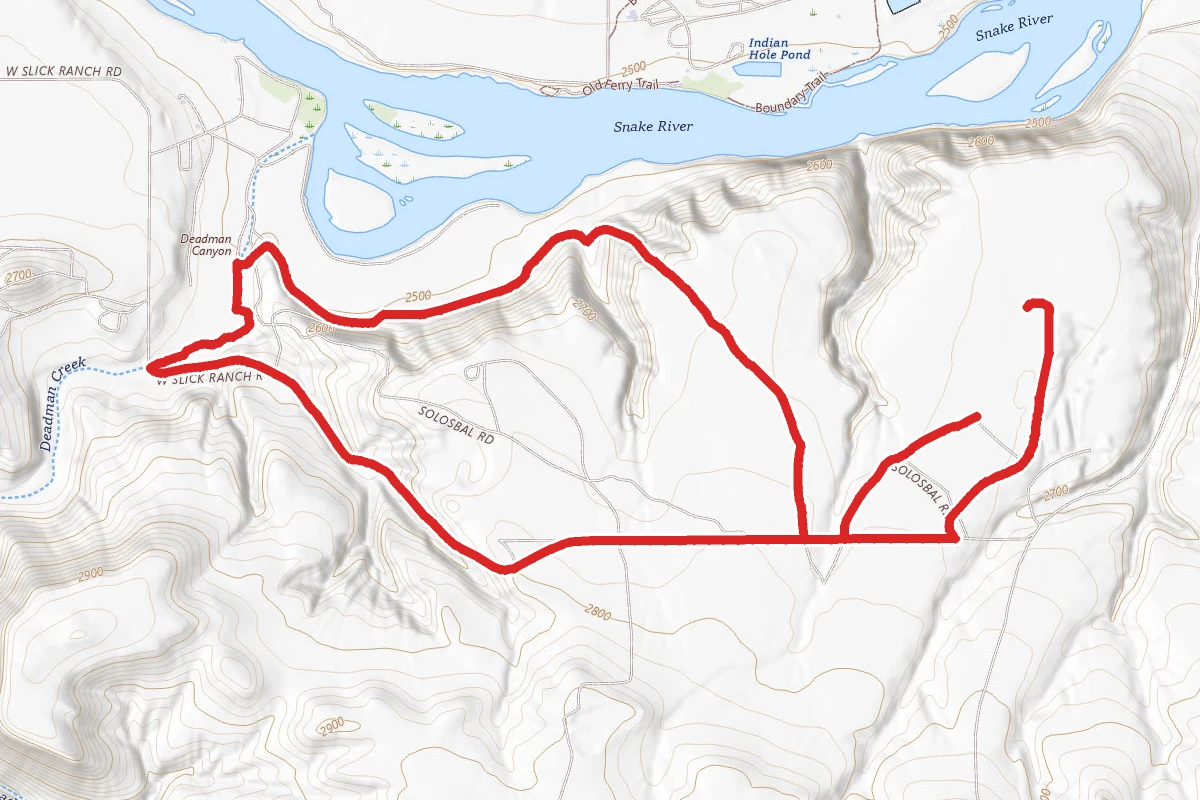 Oregon Trail and Snake River
