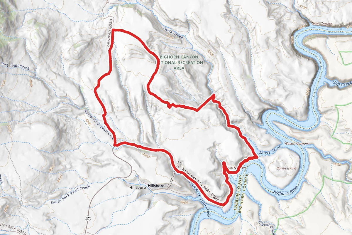 Medicine Creek and South Pasture Loop