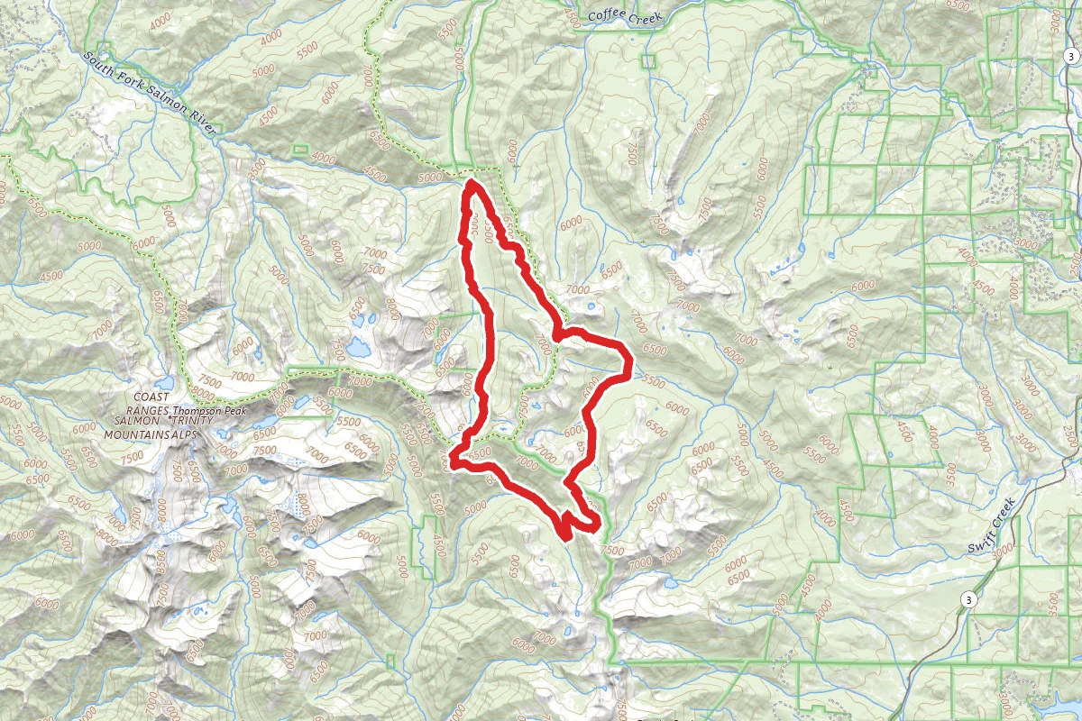 Tri-Forest Peak-Deer Creek Loop Trail