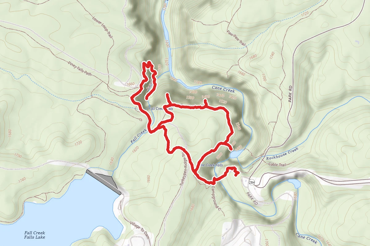 Gorge Overlook and Woodland Trails