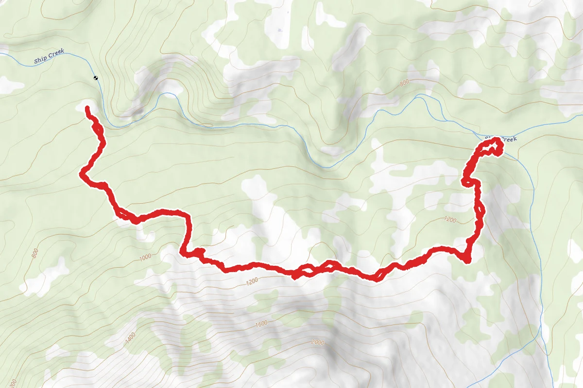 Snowhawk Trail to Cabin