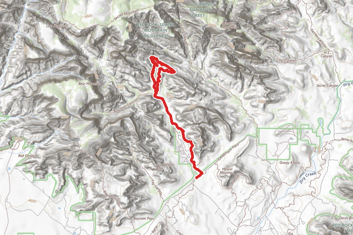 Gordon’s Ridge via Boynton Canyon Trail