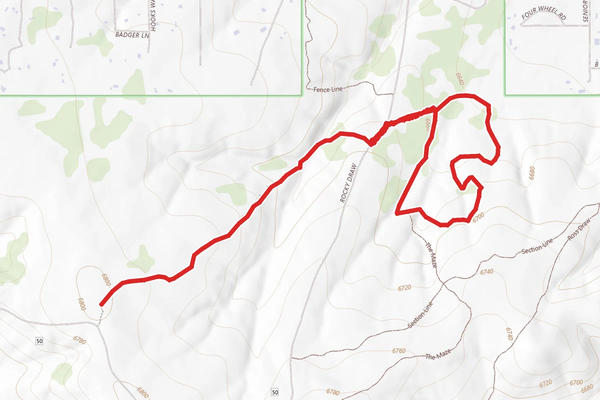 Pine Loop and Heber Hollow