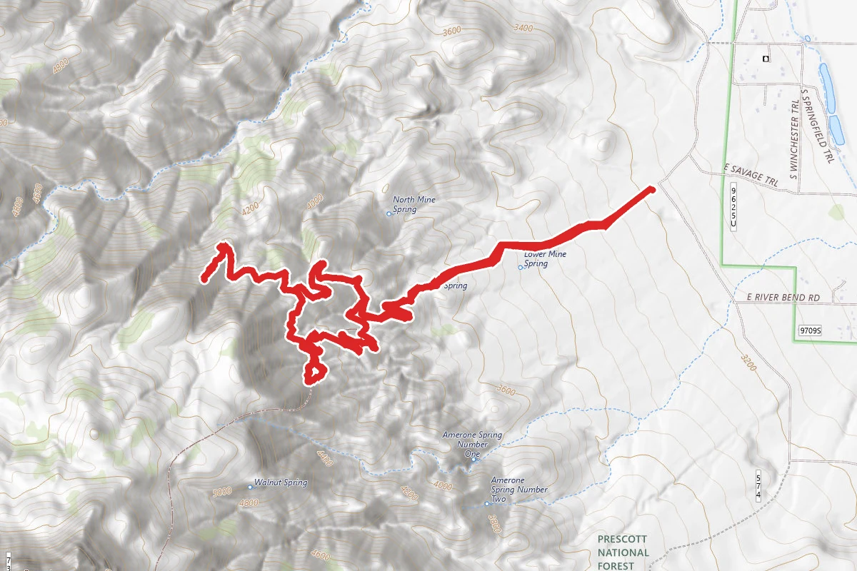 Mine Spring Loop via Road 574