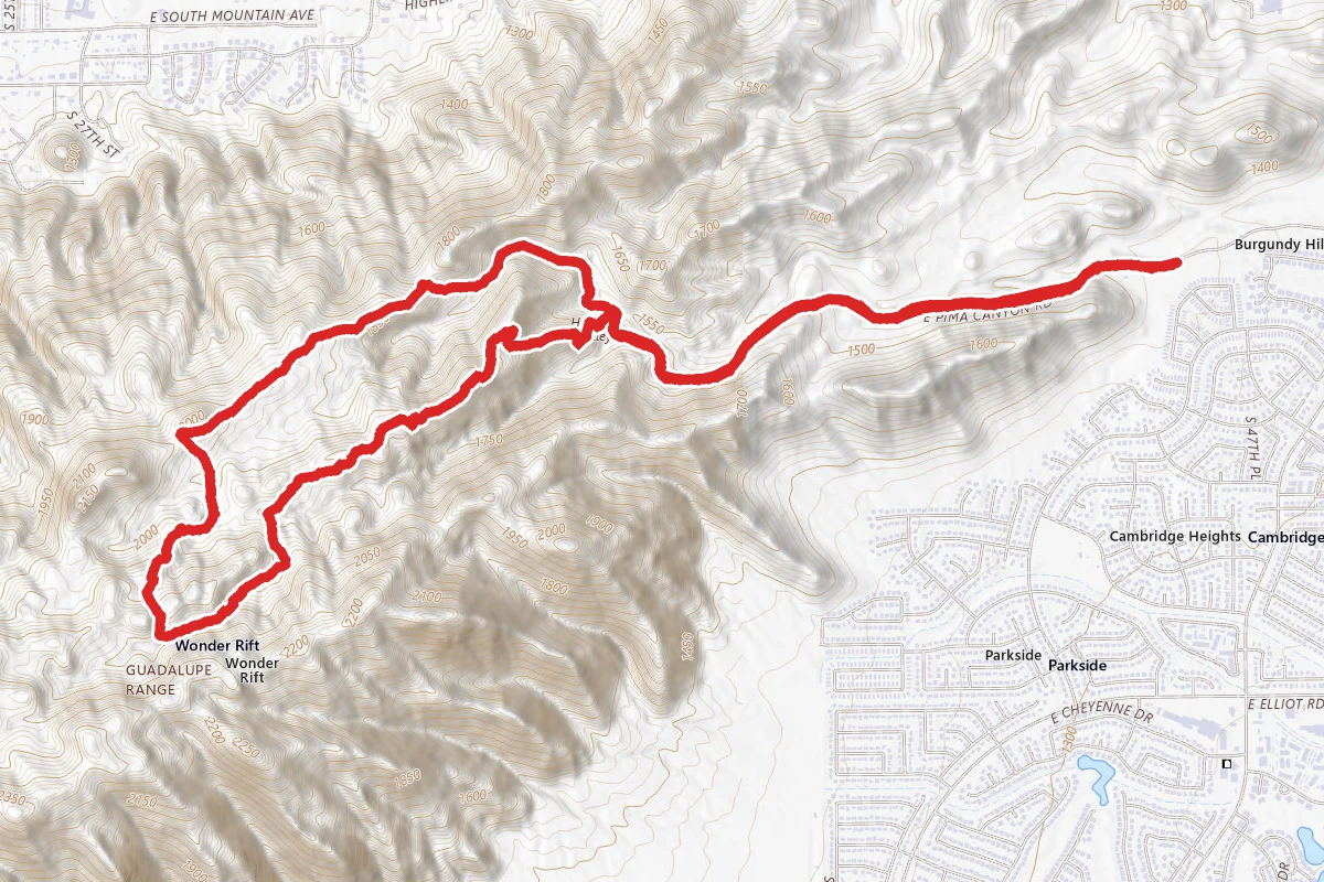 Pima Wash and Mormon Loop