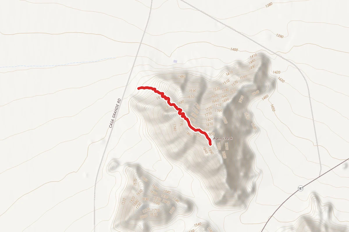 Agency Peak Trail