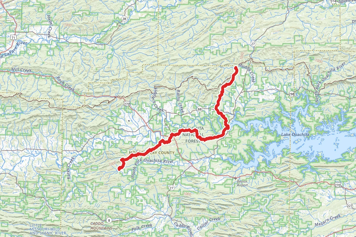 Womble Trail (West to East)
