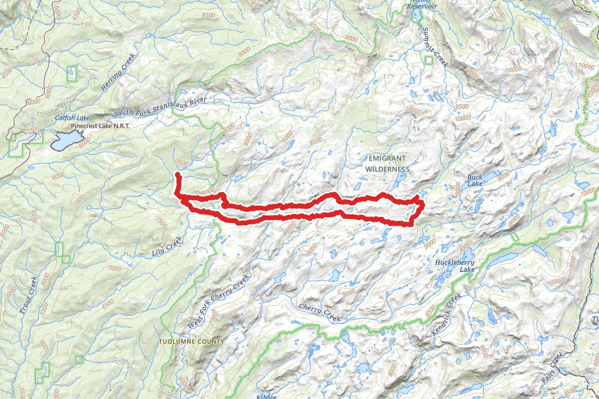 Crabtree Camp to Buck Lakes
