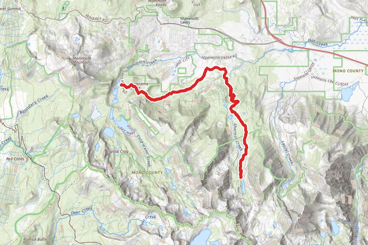 Panorama Dome, Mammoth Rock Trail, Valentine Lake
