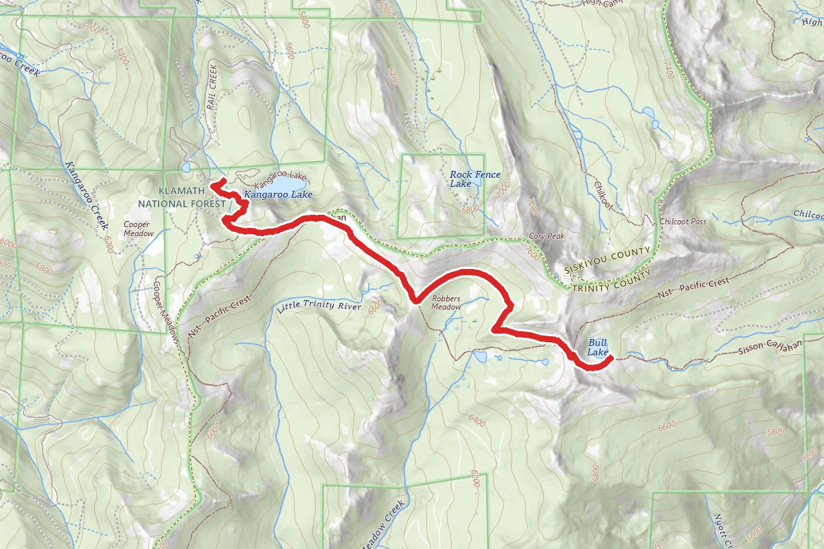 Bull Lake via Pacific Crest Trail