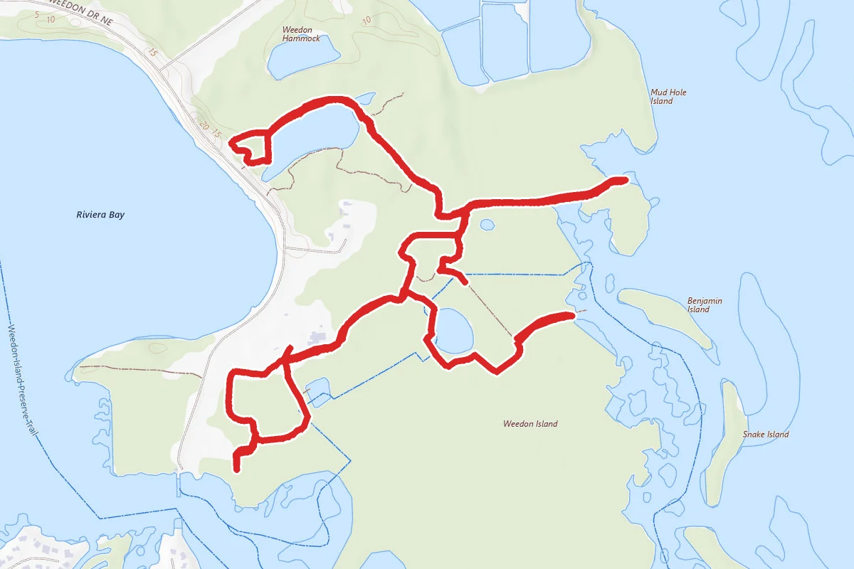 Weedon Island Preserve Trail