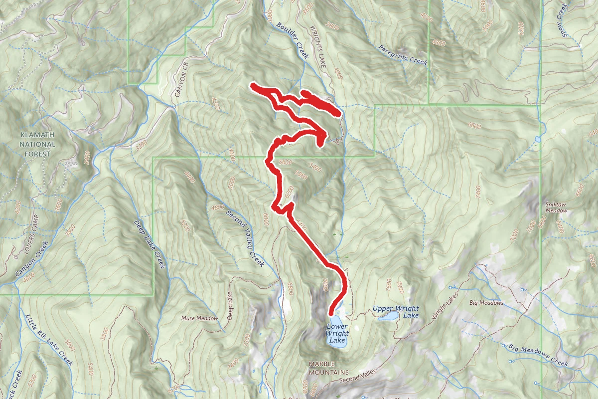 Lower Wright Lake Trail