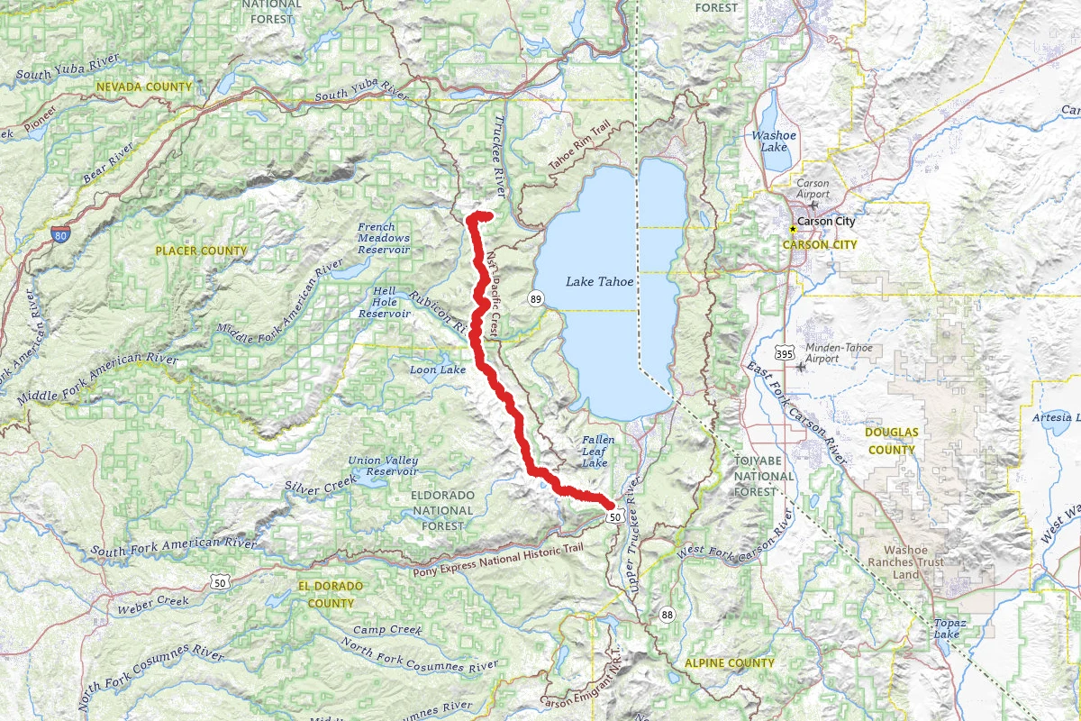Echo Lake to Alpine Meadow