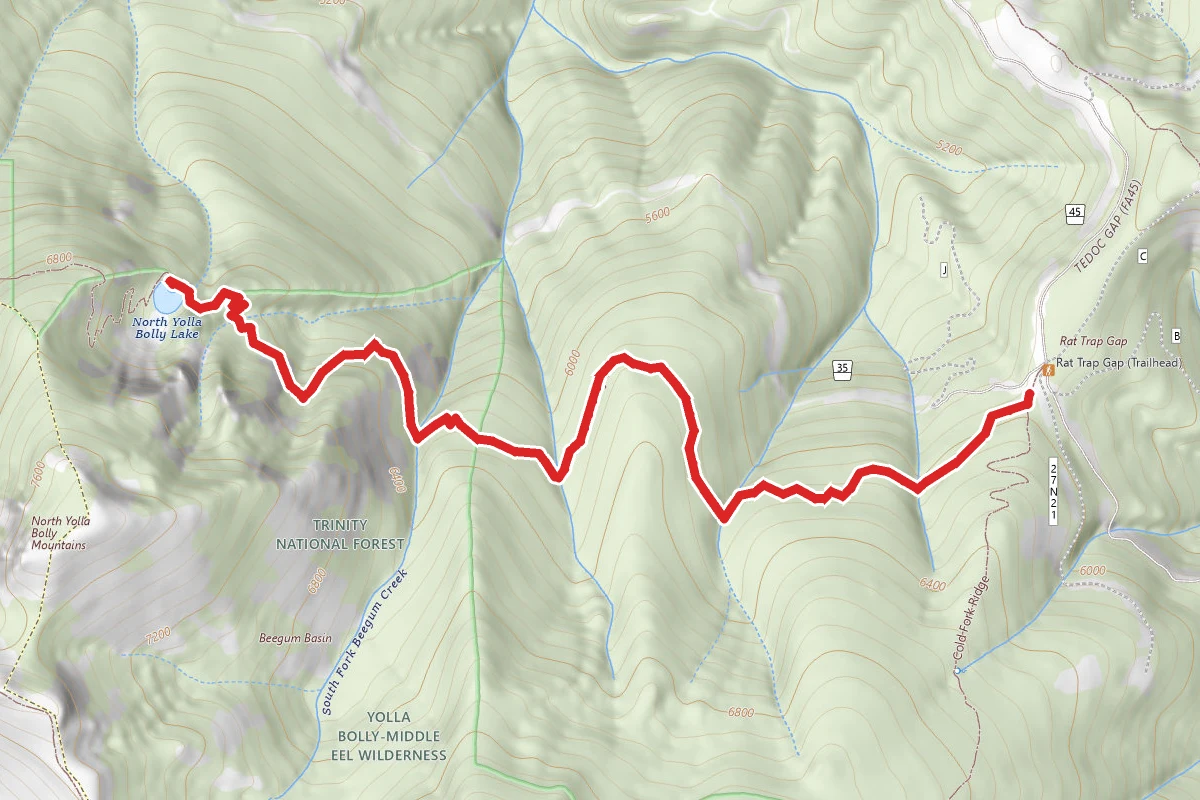 North Yolla Bolly Lake Trail