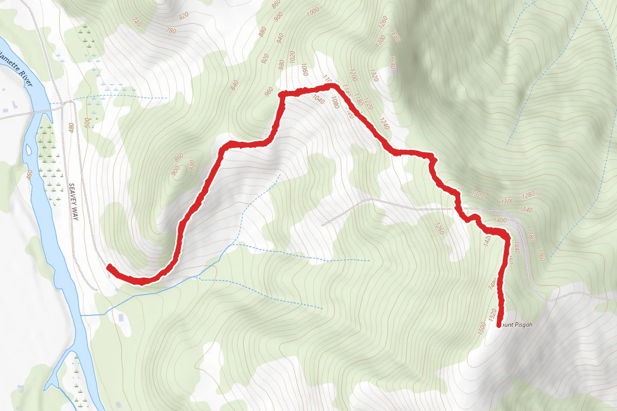 Mount Pisgah via Trail #1