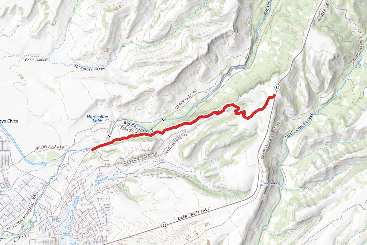 Guardians Trail to South Rim Trail